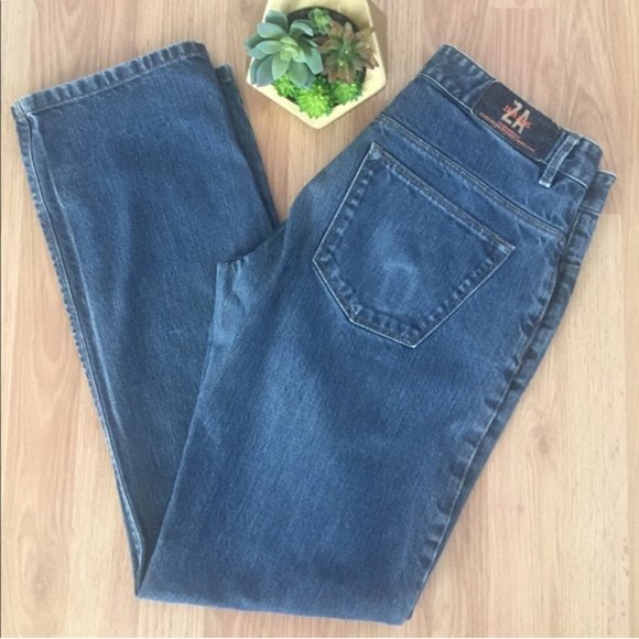 ZARA 003 Slim Fit Low Waist Blue Jeans - Picture 1 of 8